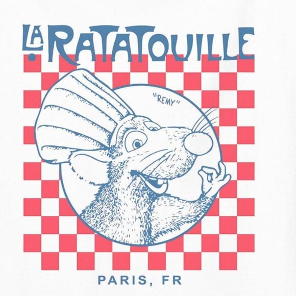 Ratatouille Shirt – Vintage Gusteau’s Remy Anyone Can Cook Little Chef Tee - Picture 3 of 7